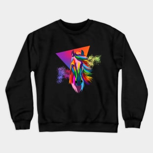 Rainbow Horse Colorful look Crewneck Sweatshirt